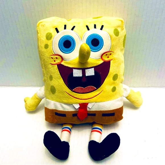 Original SpongeBob SquarePants 10” inch Plush Squeezable Toy. - Picture 1 of 7